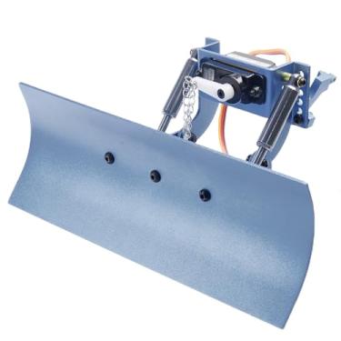 Imagem de TOOMOD 1/24 RC Aluminum Adjustable Snow Shovel/Snow Plow kit with 12G 180° Servo Motor Compatible with 1/24 Axial SCX24 Crawler Car Upgrade (Grey)