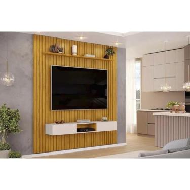 Imagem de Home P/ Tv Trento 230x240cm Cedro/bali - Dj Móveis