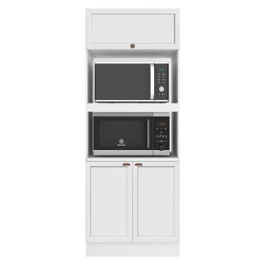 Imagem de Torre Quente Unna 2 Fornos Branco - Poliman Móveis Branco