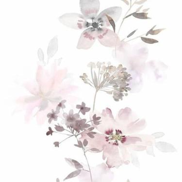 Imagem de Papel De Parede Kylie Floral Rosa 81623