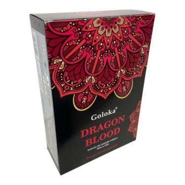Imagem de Incenso Massala Dragon Blood Sangue Dragão 12 Cxs De 15g - Lua Mística