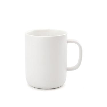Imagem de TREEWOO Caneca de café de cerâmica, 325 onças/330 ml, multicolorida, segura para micro-ondas e lava-louças (branco fosco)