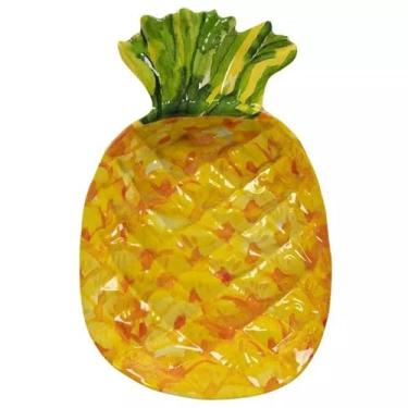 Imagem de Bandeja de prato de melamina Summer Luau - Decoração de mesa (abacaxi)