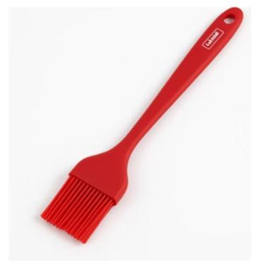 Imagem de Pincel Culinário de Silicone Premium, Vermelho, 25 cm de Comprimento, Resistente a 180°C, para Untar e Pincelar Alimentos