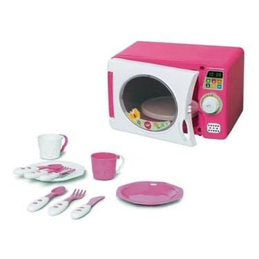 Imagem de Microondas Completo com Som e Acessórios - Brinquedo Educativo - CALES