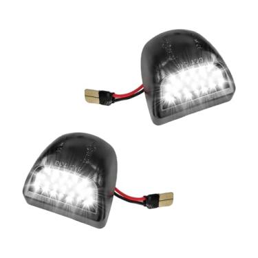 Imagem de NYTKL Conjunto de 2 peças de lâmpada de placa de licença de LED completo, substituição de lâmpada de placa de veículo branco 6500K, conjunto de luz de etiqueta de carro para expedição Ranger F150 F250