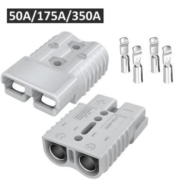 Imagem de Conector Anderson Plug De 50A 175A 350A Para Conexão Rápida E Desconex