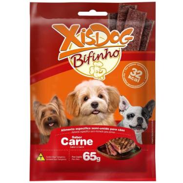 Imagem de Bifinho para Cachorro Petisco XisDog Bifinho Sabor Carne 65g