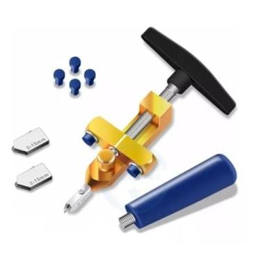 Imagem de Riscador Manual para Cortar Vidro, Cerâmica, Telha e Piso, Lâmina de Carboneto de Tungstênio, Liga de Alumínio, 3-15mm