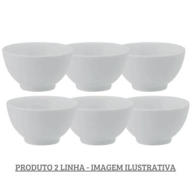 Imagem de Conjunto 6 Bowls 500 ml Porcelana Schmidt - Mod. DH Universal 2ª LINHA
