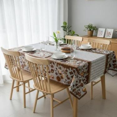 Imagem de Metro toalha de mesa retangular plástica térmica estampada - UZOO