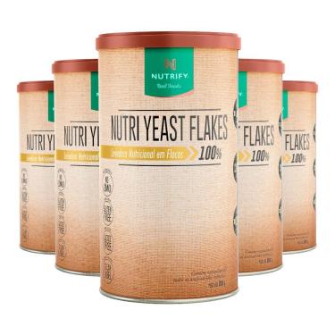 Imagem de Kit 5 Nutri Yeast Flakes Nutrify 300g