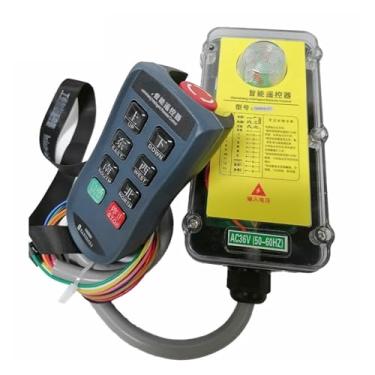 Imagem de S25HH0 A6S 6 botões rádio industrial sem fio guindaste controle remoto guindaste ponte aérea controle de elevação (1T1R, ACDC12-72V)