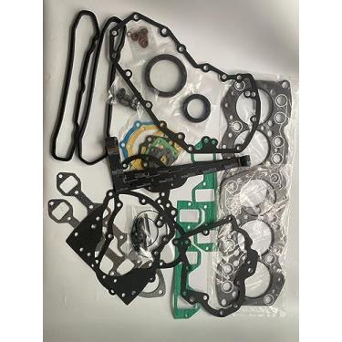 Imagem de EVICTORY Kit de juntas de revisão completa do motor Mitsubishi S6E + rolamentos pequenos principais da cambota + conjunto de anéis de pistão