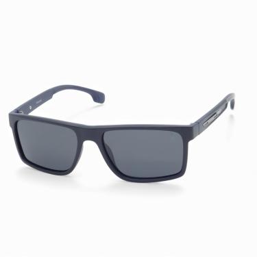 Imagem de Óculos de Sol Casual Polarizado Masculino Polo London Club, Lente UV400 Kit contém Case Couro ECO (Preto Fosco)