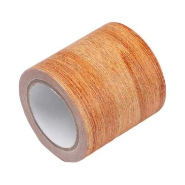 Imagem de Fita Adesiva Com Textura De Madeira Realista, Rolo De 5M Para Renovaçã
