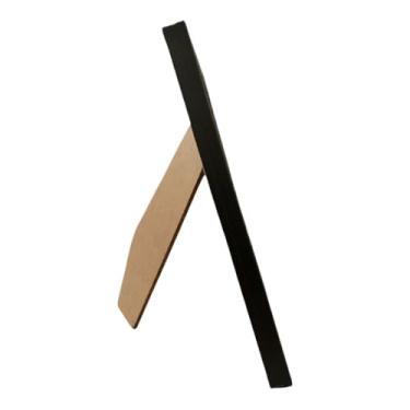 Imagem de Kit Com 5 Porta Retrato 13x18cm Preto Com Vidro Elegante E Prático Adequado Para Salas De Estar E Quartos