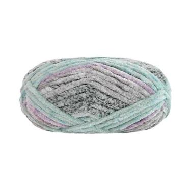 Imagem de Fio De Lã De Veludo Super Macio 100g Material De Tricô Grosso Para Cha