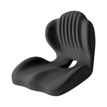 Imagem de Almofada de assento ergonômica de espuma viscoelástica com apoio lomba