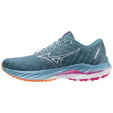Imagem de Mizuno Sapato aquático feminino Wave Inspire 19, Azul provincial - branco, 6 Wide