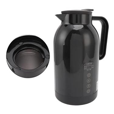 Imagem de Copo Aquecedor de Carro Portátil Chaleira Elétrica para Chá Café Uso Viagem com Plug Selagem Silicone Fácil Usar e Carregar