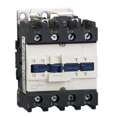 Imagem de SFKGXELS LC1D40008B7 Contator magnético elétrico CA 4P 2NO+2NC LC1-D40008B7 60A 24V AC bobina