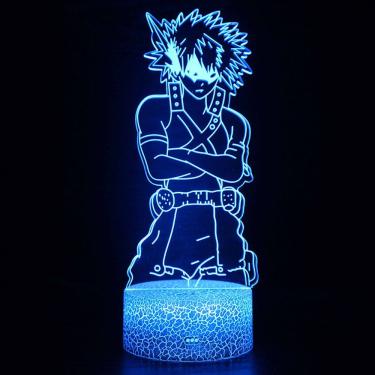 Imagem de Luz noturna LED 3D My Hero Academia Midoriya Izuku