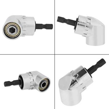 Imagem de Naroote Soquete de Broca de Extensão Hexagonal Durável e Leve de 1/4 pol. para Espaços Apertados, Adaptador de Suporte de Soquete de Chave de Fenda de ângulo de 105 Graus para Furadeira Elétrica ou