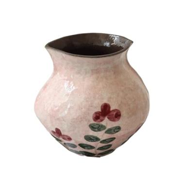 Imagem de Vasos de flores Vaso de cerâmica para decoração casa, ideal para cozinha, sala estar, quarto, escritório, prateleira ou centro mesa Vaso de cerâmica