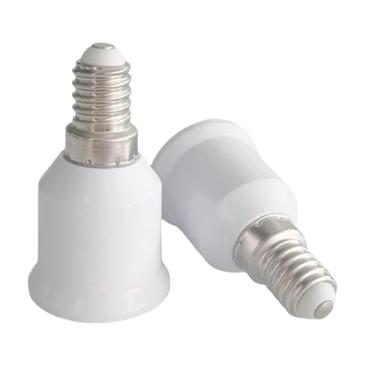 Imagem de Stgfyxgs 2 Adaptadores de Lâmpada E14 para E27, Acessórios de Iluminação Práticos, Fáceis de Instalar, Conversor de Soquete de Lâmpada Robusto