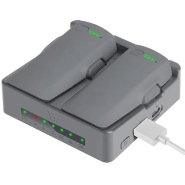 Imagem de Carregador rápido de bateria NEO 2, hub de carregamento bidirecional para DJI Neo 2, baterias de drone de 45 W, carregamento rápido de até duas baterias, acessórios para drone