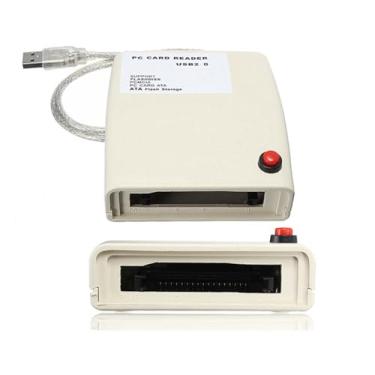 Imagem de ATA PCMCIA Cartão Leitor de Cartão de Memória Cartão 68PIN – Plug and Play, Hot Swap USB 2.0 Suporta 20MB-20G PC Card/Leitor ATA