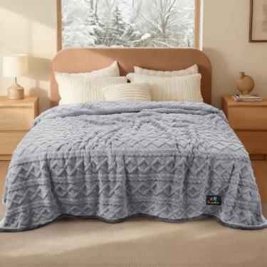 Imagem de Cobertor impermeável para animais de estimação, cobertor líquido à prova de xixi para sofá cama, capa protetora de móveis de lã de ovelha reversível para cães pequenos, médios e grandes, tamanho Queen