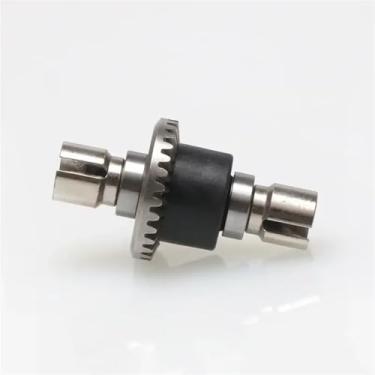 Imagem de Peças de carro RC compatíveis com MJX para Hyper Go 16207 16208 16209 16210 14301 R/C carros R/C caminhões peças atualizadas engrenagem diferencial frontal e traseira de metal atualizado
