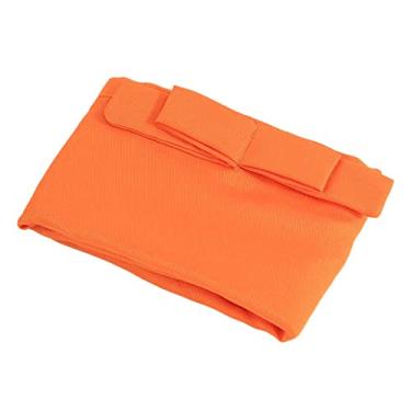 Imagem de Aoresac Avental Curto Com Laço para Homem e Mulher, 7 Cores Sólidas, 2 Bolsos, à Prova de óleo, Fácil de Limpar e Secar, Multifuncional, Adequado para Baristas, Garçons, Garçonetes (Amarela)