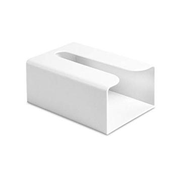 Imagem de HHHJQFAAT Porta-lenços de mesa multifuncional caixa de guardanapo banheiro caixa de lenços de parede bandeja de papel autoadesiva de cozinha (cor: D) (D)