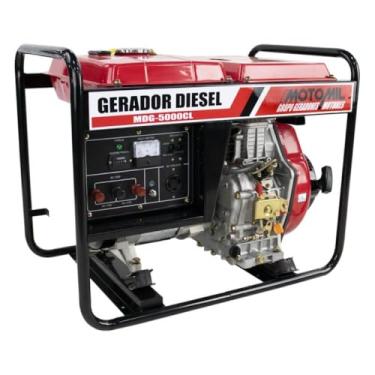 Imagem de Gerador A Diesel Mdg-5000Cl 5.000W Monofásico 10Hp Motomil