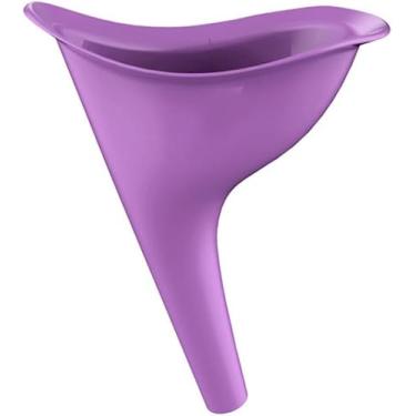Imagem de Condutor Urinário Feminino de Silicone Reutilizável | Urinol Feminino para Urinar em Pé Higiênico e Anatômico | Acessório Portátil para Viagem Camping Banheiro Público e Pós-Operatório
