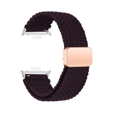 Imagem de Pulseira De Nylon Magnética Ajustável Para Xiaomi Redmi Watch 5 4 MiBa