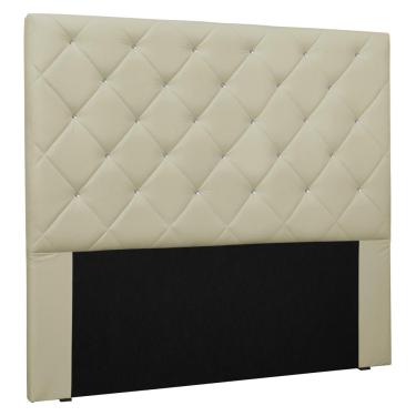 Imagem de Cabeceira Estofada Cama Box Casal Queen Size Tânia 160cm Corano Bege - Desk Design