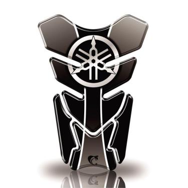 Imagem de Protetor De Tanque Adesivo Moto Factor Fazer Xj6 Yamaha Diapazão Preto Preto