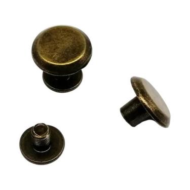 Imagem de Rebites Chicago De Cabeça Redonda De 10mm Com Parafuso, 20 Peças Para 