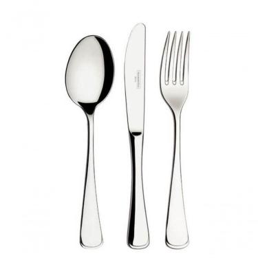 Imagem de Faqueiro Tramontina Mônaco Em Inox Com Facas De Mesa Forjadas E Estojo 130 Peças