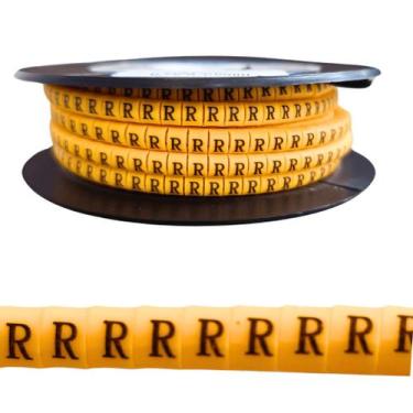 Imagem de Identificador de Cabos Anilha 0,75 a 1,5mm Letra R 1000 Und - Stark El