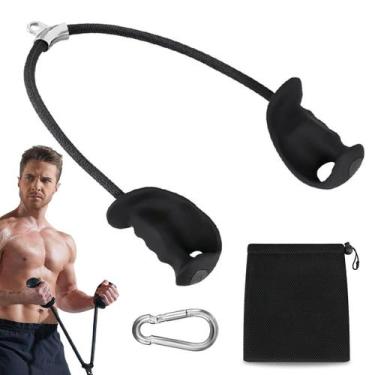 Imagem de Puxador Triceps Corda Pegada Anatomica Biceps Academia Treino Superior