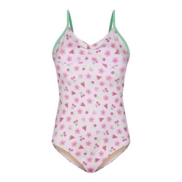 Imagem de Maiô Selene Alcinha Regulável Juvenil - Rosa 12, Rosa, 12