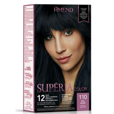 Imagem de Amend - KIT TONALIZANTE AMEND SUPÉRIA COLOR 110 PRETO AZULADO