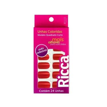 Imagem de Unha Postiça Autoadesiva Rosa Guava 1847 Ricca