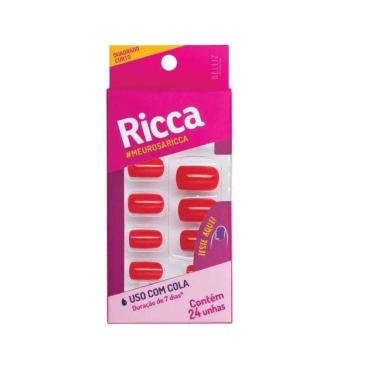 Imagem de Unhas Postiças Rosa Guava Ricca