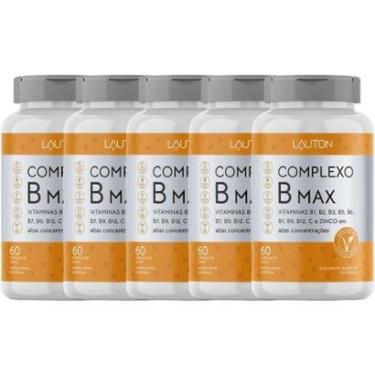 Imagem de Kit 5X Complexo B Max - 60 Cápsulas - Lauton Nutrition-Masculino